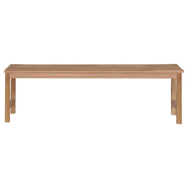 vidaXL Hagebenk 150 cm heltre teak