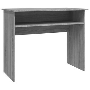 vidaXL Skrivebord gr&aring; sonoma 90x50x74 cm konstruert tre