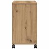 vidaXL Sidebord med hylle artisan eik 50 x 30 x 55 cm Konstruert tre