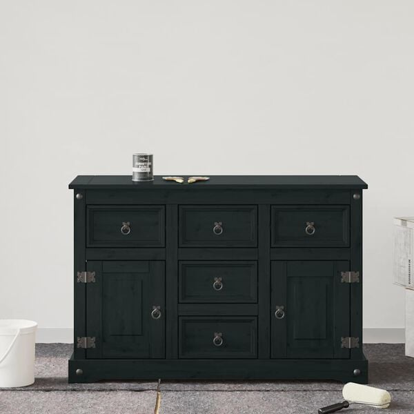 vidaXL Møbelmaling Svart 10 x 10 x 12 cm Veggdart