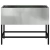 vidaXL Hevet Hageplante s&oslash;lv 60 x 26 x 45 cm Galvanisert St&aring;l