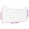 vidaXL Damhegnsett 5 pcs grønn 100 x 50 cm Stål
