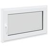 vidaXL Kj&oslash;levindu RISOR 100 x 60 cm PVC og glass Hvit