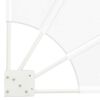 vidaXL Balkong privat skjerm Hvit 140 x 140 cm Polyester