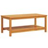 vidaXL Sidetabell Olje naturlig 110 x 55 x 45 cm Solid akasietre