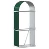 vidaXL Vedholder gr&oslash;nn 80x45x190 cm galvanisert st&aring;l