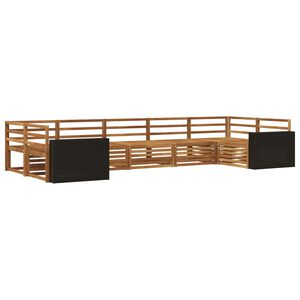 vidaXL Utend&oslash;rs sofa-sett 7 pcs Naturlig