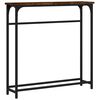vidaXL Konsollbord r&oslash;kt eik 75x19,5x75 cm konstruert tre