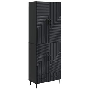 vidaXL Skapsett 2 pcs 66 x 34,5 x 95 cm Konstruert tre