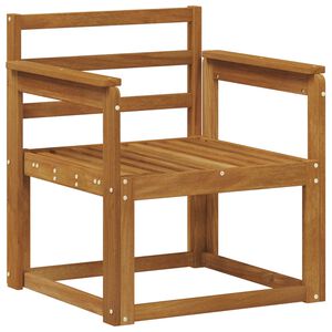 vidaXL Utesofa Solid akasietre Naturlig