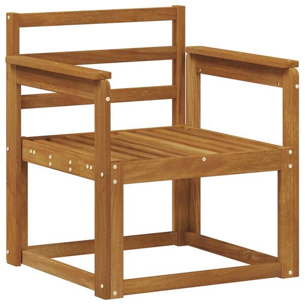 vidaXL Utesofa Solid akasietre Naturlig