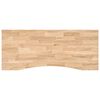 vidaXL Bordplate rektangul&aelig;r 120x60x2,5 cm ubehandlet heltre eik