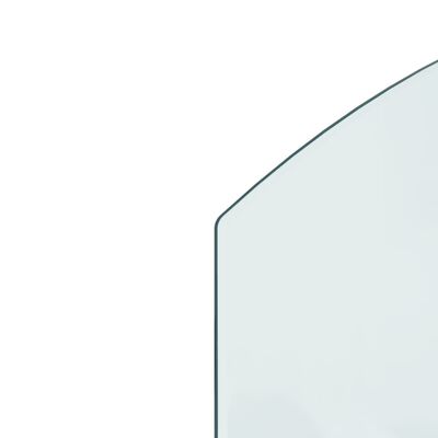 vidaXL Glassplate for peis 80x60 cm