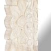 vidaXL Speil hvit 80x50 cm heltre mango