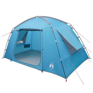 vidaXL Hyttetelt med tak Bl&aring; 300 x 210 x 156 cm Polyester