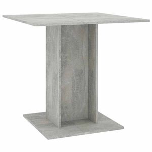vidaXL Spisebord betonggr&aring; 80x80x75 cm konstruert tre
