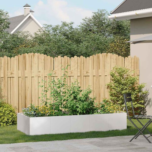 vidaXL Plantekasse 200x80x40 cm rustfritt st&aring;l