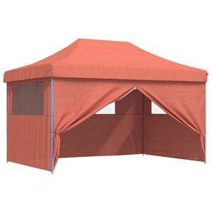 vidaXL Partytelt 292 x 440 x 315 cm Terrakotta Oxford Stoff