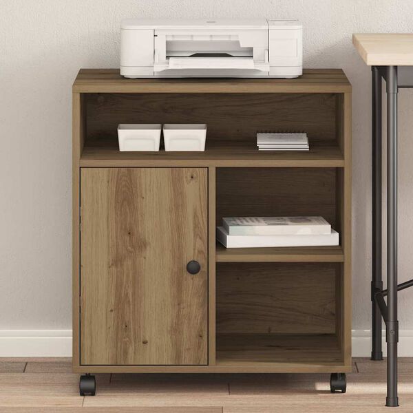 vidaXL Skiverstativ artisan eik 60 x 50 x 67 cm Konstruert tre