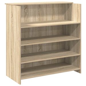 vidaXL Resepsjonsdisk Sonoma eik 100x50x103,5 cm konstruert tre
