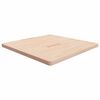 vidaXL Firkantet bordplate 90x90x4 cm ubehandlet heltre eik