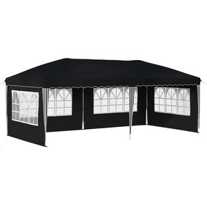 vidaXL Pop-up Festtelt 575 x 289 x 245 cm Antrasitt