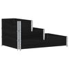 vidaXL H&oslash;ybed 3 trinn svart 120x80 cm heltre furu