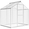 vidaXL Utend&oslash;rs fuglebur aluminium 178x122x194 cm