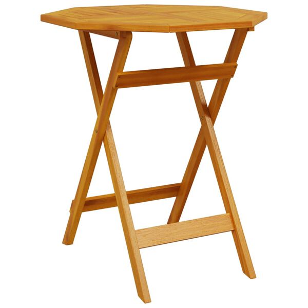 vidaXL Sammenleggbart hagebord &Oslash;70x75 cm heltre akasie