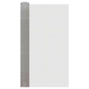 vidaXL Maskeskjerm 100 x 500 cm 6 Mesh Rustfritt st&aring;l 201 S&oslash;lv