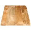 vidaXL Bordplate 140x60x3,8 cm naturlig kant heltre mango