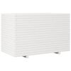 vidaXL Plantekasse hvit 110x60x72 cm heltre furu