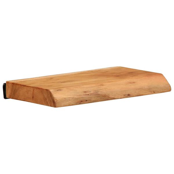 vidaXL Vegghyller 2 stk 30x20x3,5 cm heltre akasie