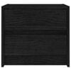 vidaXL Nattbord svart 40x30,5x35,5 cm heltre furu