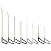 vidaXL Krokstenger til bulkreperasjon 8 stk rustfritt st&aring;l