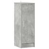 vidaXL Skoskap betonggr&aring; 32x35x92 cm konstruert tre