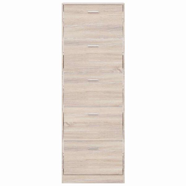 Skoskap med 5 rom eikefin&eacute;r