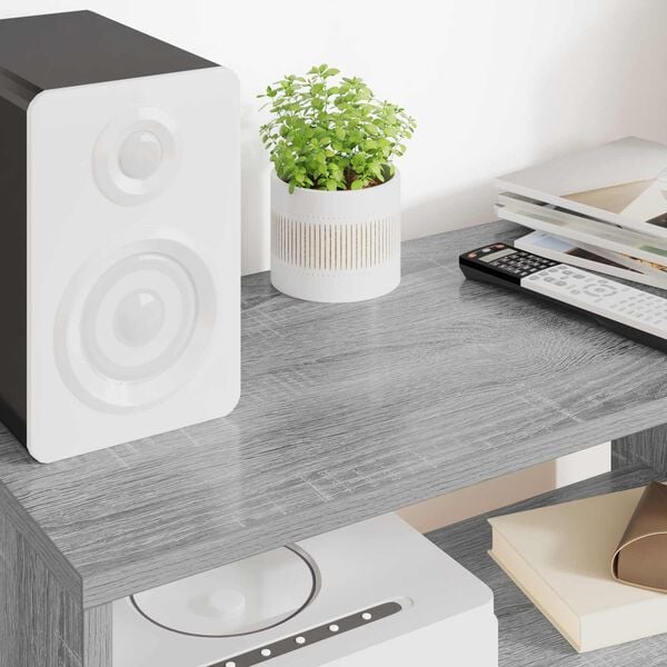 vidaXL TV-skap Gr&aring; Sonoma 60 x 30 x 40 cm Konstruert tre