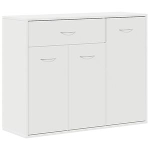 vidaXL Skjenk hvit 88x30x70 cm konstruert tre