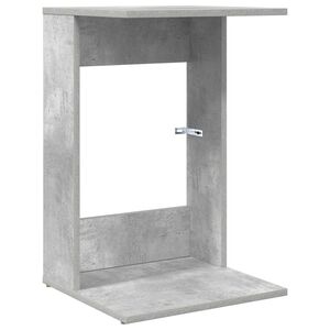 vidaXL Sidetabell Betonggr&aring; 40 x 38 x 62,5 cm Konstruert tre