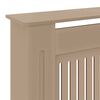 vidaXL Radiator Deksel 2 pcs Brun 205 x 20,5 x 81,5cm Konstruert tre