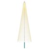 vidaXL Juletrebelysning med spyd og flaggstang 400 cm 1148 LED-lys