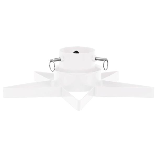 vidaXL Juletrestativ hvit 47x47x13,5 cm