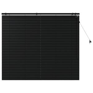 vidaXL Venetiansk persienne Svart 160 x 130 cm 35 mm
