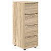 vidaXL Oppbevaringsskap 40 x 48 x 105 cm Konstruert tre Sonoma eik