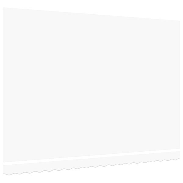 vidaXL Reserveduk til markise Hvit 450 × 300 cm Lerret