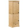 vidaXL Garderobe Corona 55x52x170 cm heltre furu