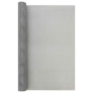vidaXL Maskeskjerm 80 x 1000 cm 30 Mesh Rustfritt st&aring;l 201 S&oslash;lv
