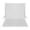 vidaXL Fotostudiosett med softbokslys, bakgrunn og reflektor