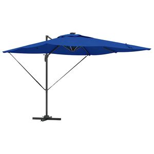 vidaXL Parasoll Azure Blue 286 x 284 x 270 cm Aluminium og polyester